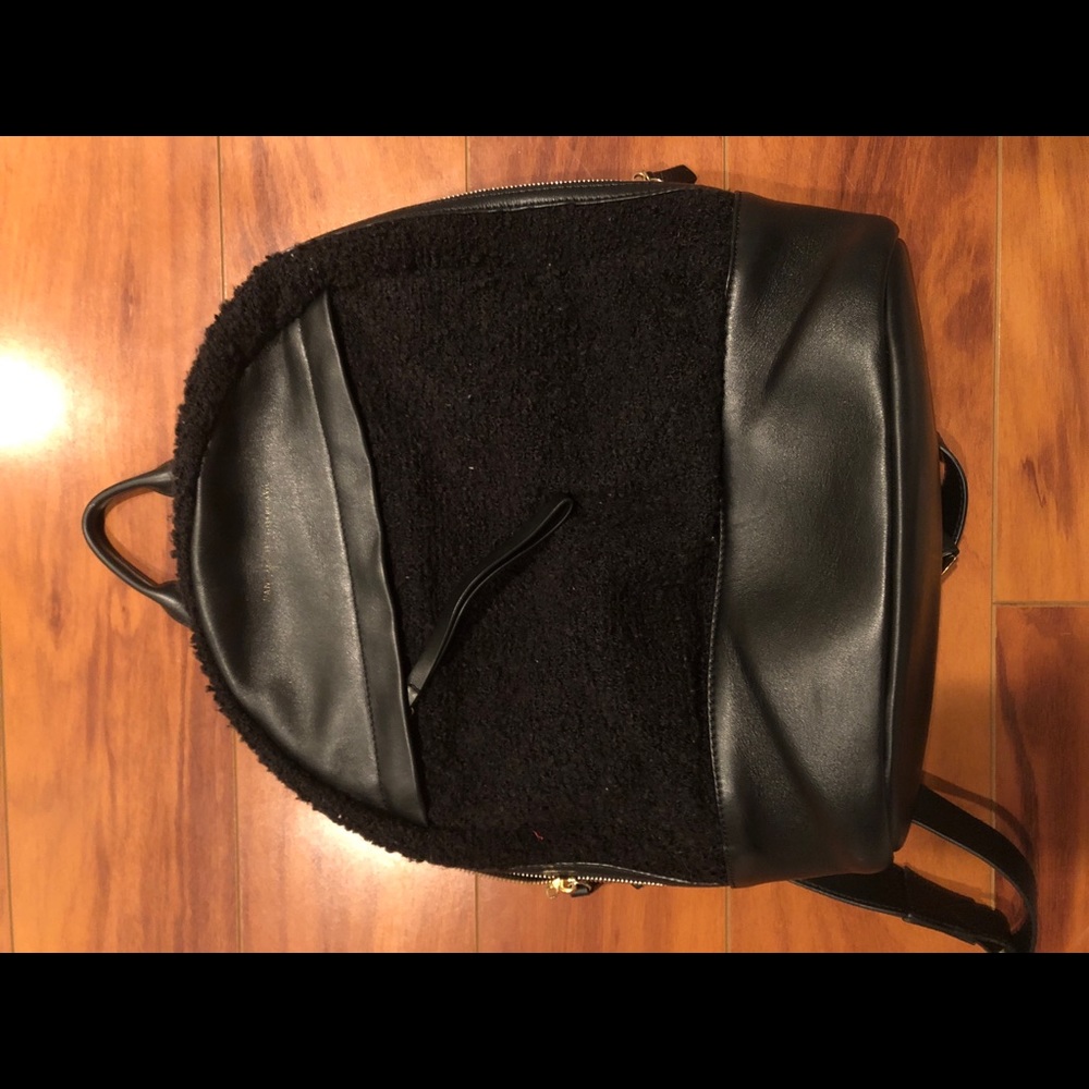 WANT les essentials shearling backpack